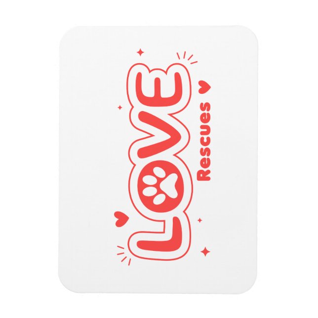 Magnet Flexible OWRAssist Love Rescues (Vertical)