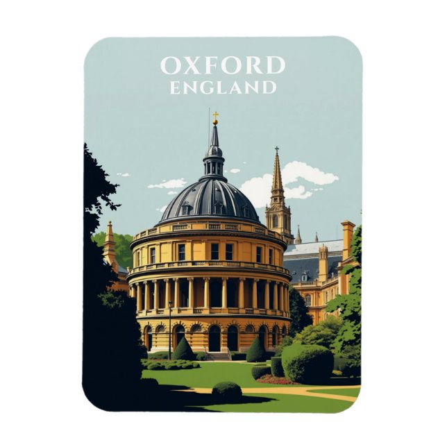 Magnet Flexible Oxford England Travel Historic (Vertical)