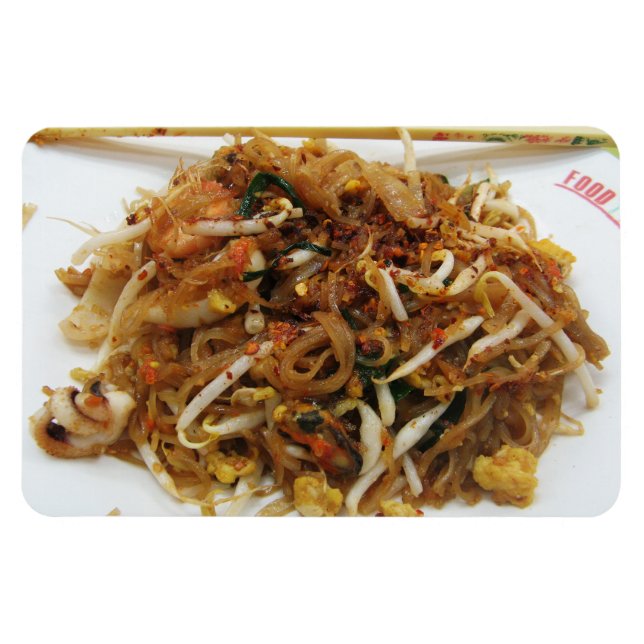 Magnet Flexible Pad Thai [ผั ด ไ ท ย] Thailand Street Food (Horizontal)