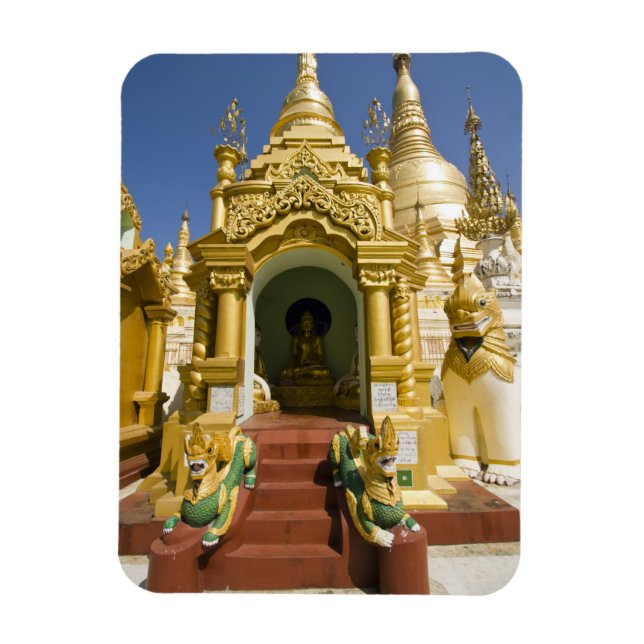 Magnet Flexible Pagode Shwedagon (Paya), grand site de temple que  (Vertical)