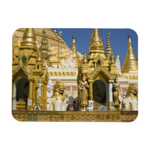 Magnet Flexible Pagode Shwedagon (Paya), grand site temple qui