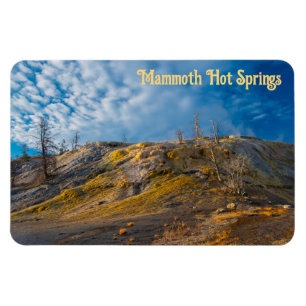 Magnet Flexible Palette Springs Sunrise Mammoth Hot Springs