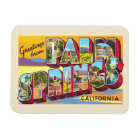 Palm Springs California CA Grande Lettre carte pos