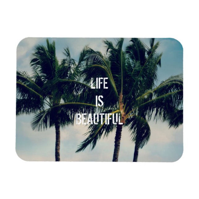 Magnet Flexible Palmiers d'Hawaii (Horizontal)