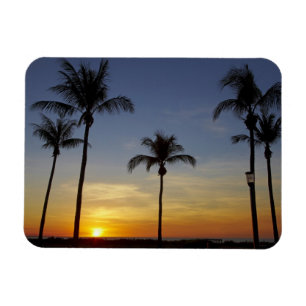 Magnet Flexible Palmiers et coucher de soleil, Mindil Beach