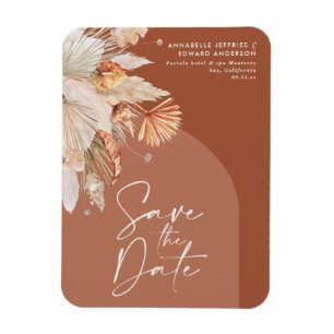 Magnet Flexible Pampas en terre cuite bohème moderne herbe stylé s