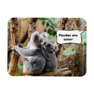 Magnet Flexible Pandas ou Koalas - Qui sont plus mignons ?