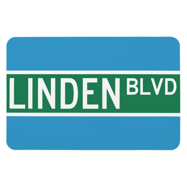 Magnet Flexible Panneau Boulevard Linden (Horizontal)