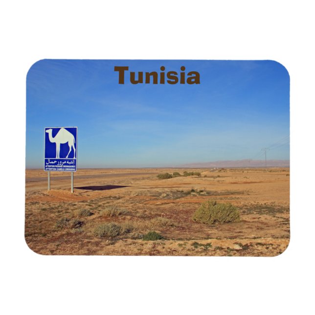 Magnet Flexible Panneau de chameaux, Tunisie (Horizontal)
