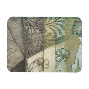 Magnet Flexible Panneau de jardin avec le feuille, les fleurs, et