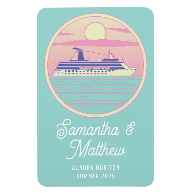 Magnet Flexible Panneau de porte de croisière personnalisée Noms r (Vertical)