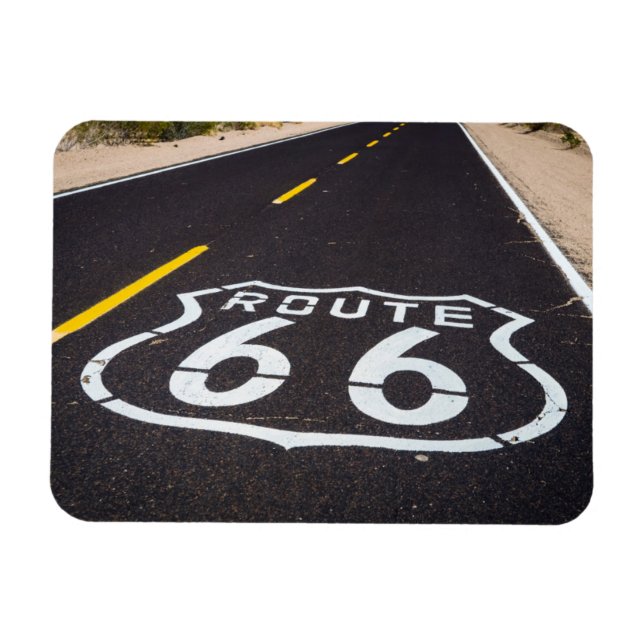 Magnet Flexible Panneau routier Route 66, Arizona (Horizontal)