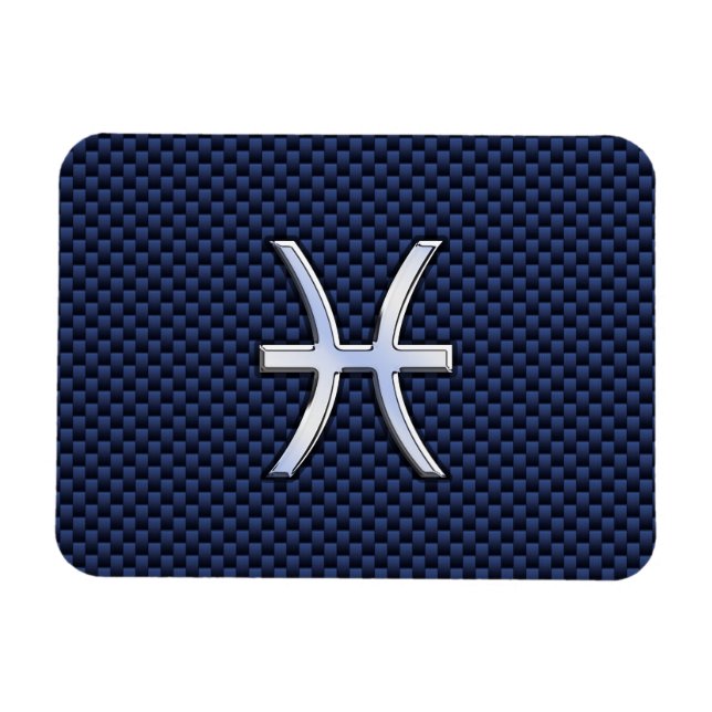 Magnet Flexible Panneau Zodiac Poissons d'argent Impression Fibre  (Horizontal)