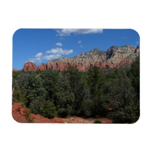 Magnet Flexible Panorama des rochers rouges à Sedona Arizona