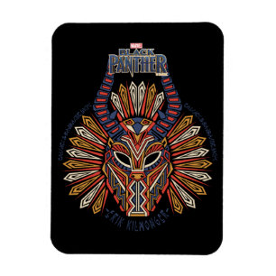 Magnet Flexible Panthère noire   Erik Killmonger Icône de masques 