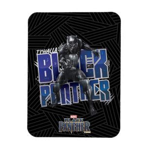 Magnet Flexible Panthère noire   T'Challa - Graphique de panthère 