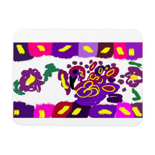 Magnet Flexible Paon chaud    
