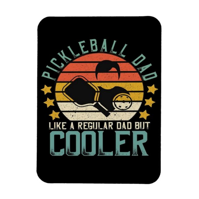 Magnet Flexible Papa de pickleball comme un papa normal mais plus  (Vertical)