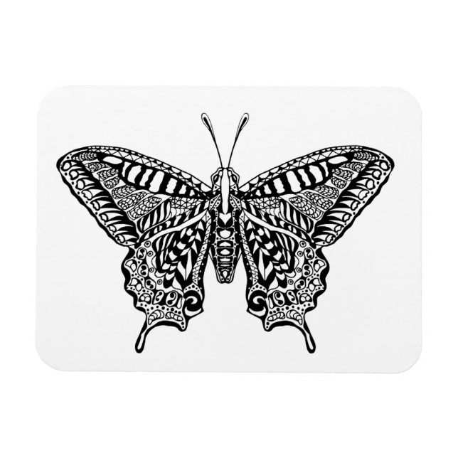 Magnet Flexible Papillon de style (Horizontal)