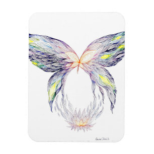Magnet Flexible Papillon et lotus