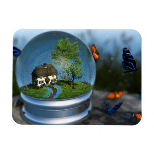Magnet flexible papillon Globe