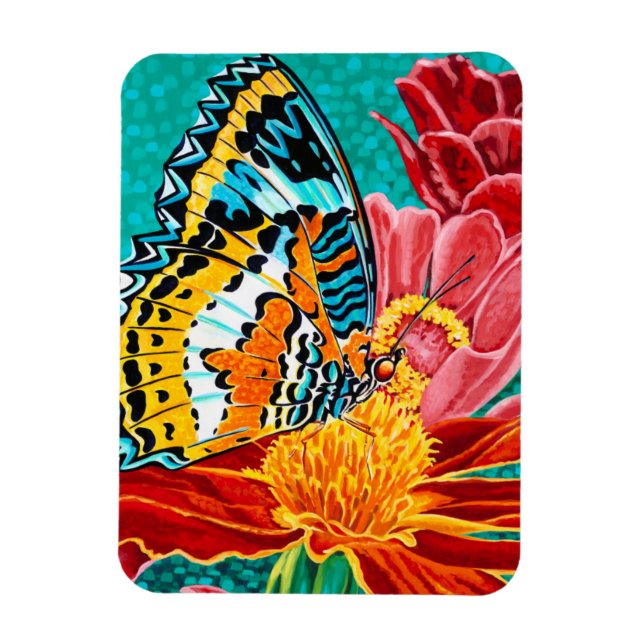 Magnet Flexible Papillon pointu I (Vertical)