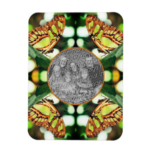 Magnet Flexible Papillon vert Poser Cadre Créer Votre Propre Photo
