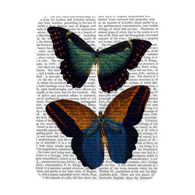 Magnet Flexible Papillons 5 (Vertical)