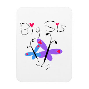 Magnet Flexible Papillons Big Sis Cadeaux