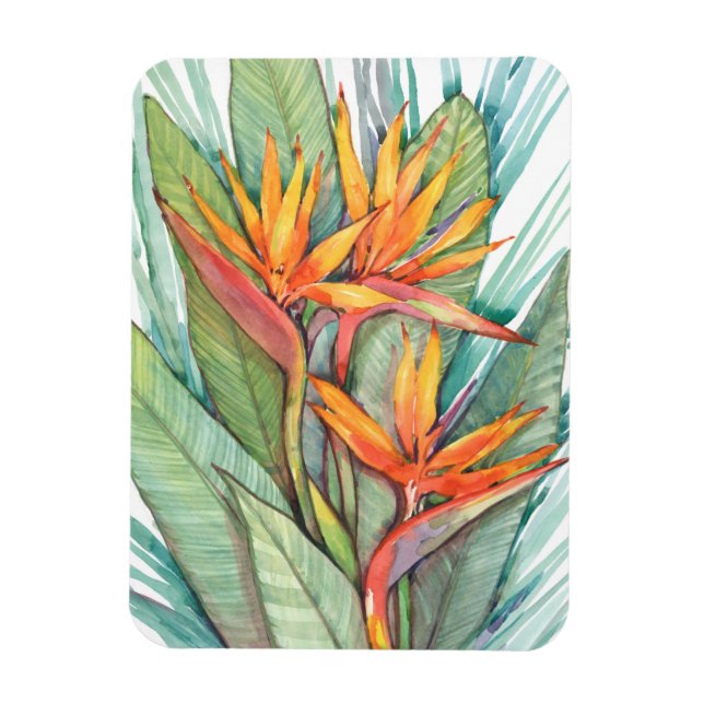 Magnet Flexible Paradis botanique tropical II (Vertical)