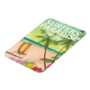 Magnet Flexible Paradis Queensland Australie de surfers