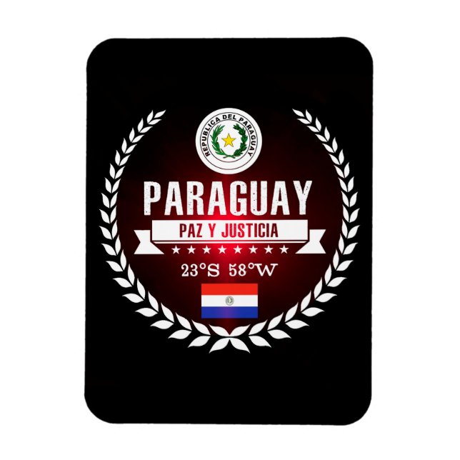 Magnet Flexible Paraguay (Vertical)