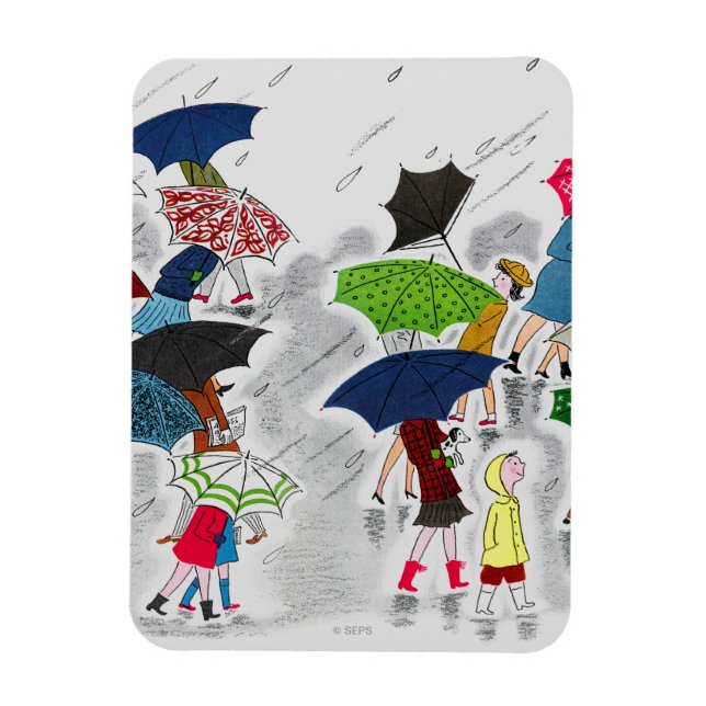 Magnet Flexible Parapluies (Vertical)
