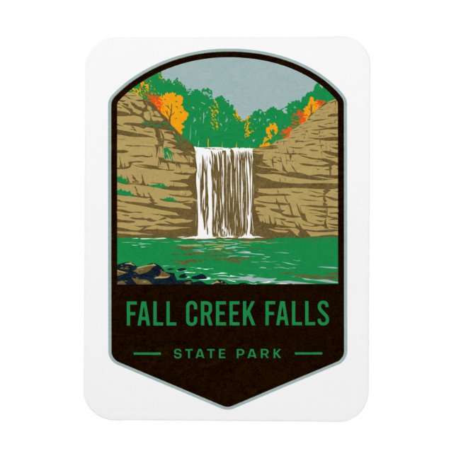 Magnet Flexible Parc d'état de Fall Creek Falls (Vertical)