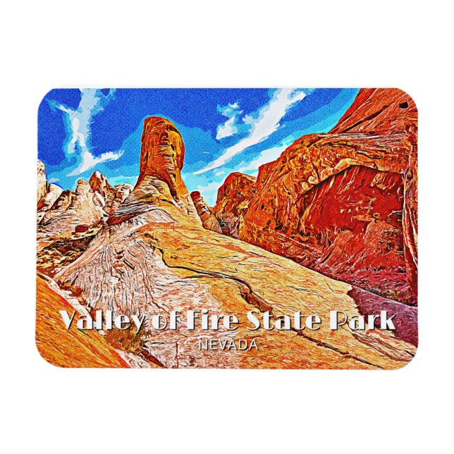 Magnet Flexible Parc d'état de Valley of Fire (Horizontal)