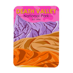 Magnet Flexible Parc national de Death Valley Dunes de sable Vint