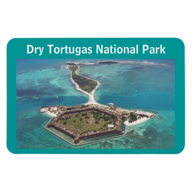 Magnet Flexible Parc national de Fort Jefferson Dry Tortugas (Horizontal)