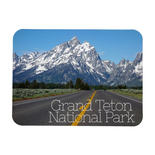Magnet Flexible Parc national de Grand Teton Wyoming (Horizontal)