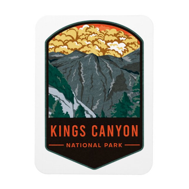 Magnet Flexible Parc national de Kings Canyon (Vertical)