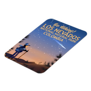 Magnet Flexible Parc national de Los Nevados Affiche de voyage