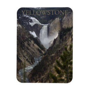 Magnet Flexible Parc national de Lower Falls Yellowstone