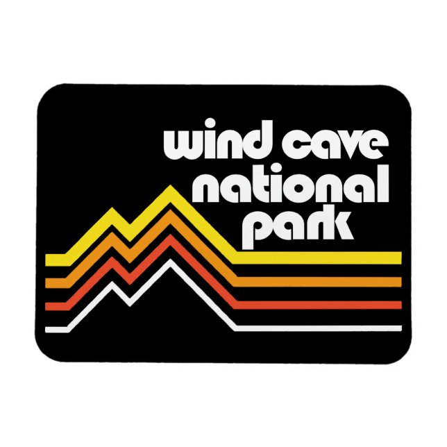 Magnet Flexible Parc national de Wind Cave (Horizontal)