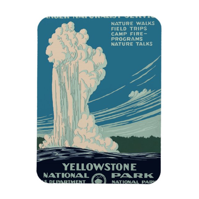 Magnet Flexible Parc national de Yellowstone (Vertical)
