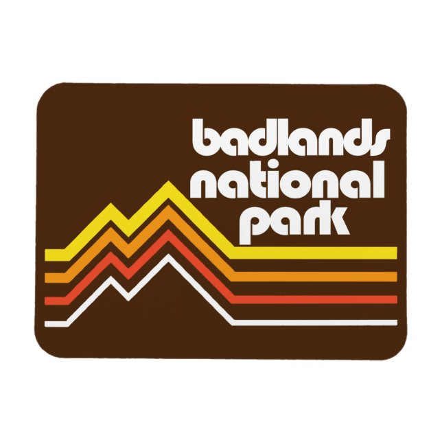 Magnet Flexible Parc national des Badlands (Horizontal)
