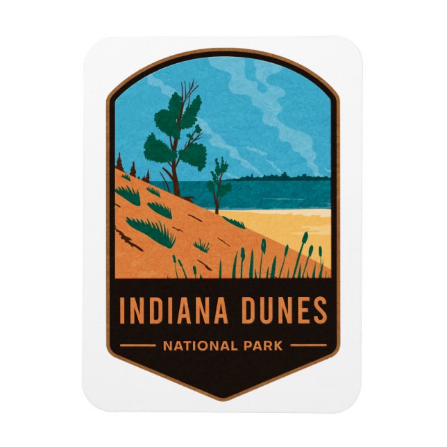 Magnet Flexible Parc national des dunes d'Indiana (Vertical)