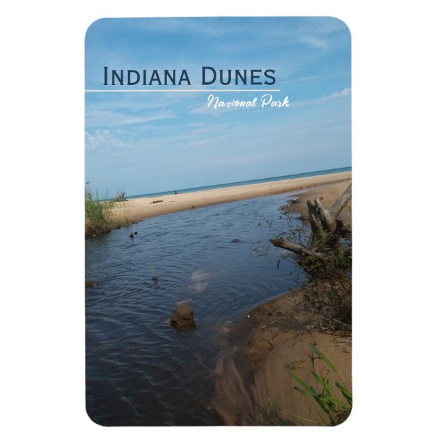 Magnet Flexible Parc national des dunes d'Indiana Veiw (Vertical)