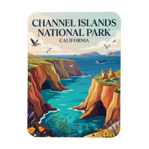 Magnet Flexible Parc national des îles anglo-normandes Californie