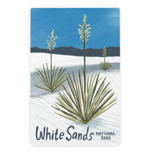 Magnet Flexible Parc national des Sables Blancs Nouveau-Mexique Gy
