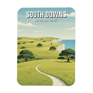Magnet Flexible Parc national des South Downs Voyage Angleterre