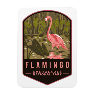 Magnet Flexible Parc national du Flamant rose Everglades